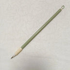 5Pcs Green Xiaokai Calligraphy Brush Pen Soft Mix Hair Chinese Painting Brush Weasel Hair Regular Script Writing Brush Wholesale