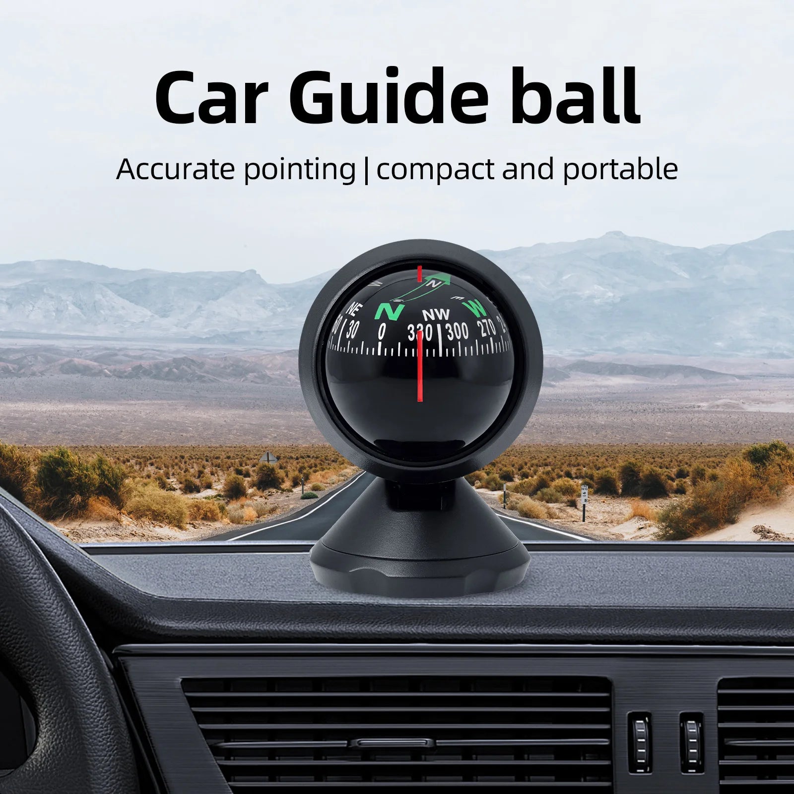 Various Compass Portable Compact Navigation Compass Device Universal Outdoor High Precision Compass For Car Boat Moto Bicycle