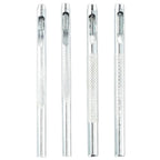 4pcs Belt Hole Punchers Leather Round Hole Punch Kit Belt Watch Band Hollow Galvanized Hand DIY Tools 2.5/3/3.5/4mm