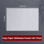 Translucent Tracing Paper 16K/A4/A5 Premium Trace Copy Paper for Drawing, Calligraphy, Sketching Painting Craft & Art Supplies