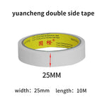10M White Double Sided Tape Ultra-thin High-adhesive Super Strong Hand Tearable Tape 5-40mm Wide for Crafting And Packaging