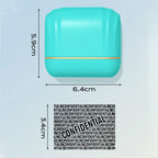 Wide-sized Privacy Roller Seal Refillable Ink Garbled Code Stamp Anti-Leakage for Express Information Protection