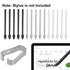 Replacement Stylus Pencil Nib for Samsung Galaxy Tab S6 Lite S6 S7 S8 S9 S10 S10U S23 S24 S25 S Pen Tips with Removal Tweezer