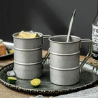 1PC Outdoor Retro Mug Coffee Mug Creative Retro Vintage Camping Picnic Mug Beer Mug
