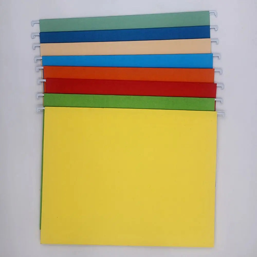 New A4/FC/US Letter Size A4 File Folder Paper Material Suspended Type Lever Arch Folder Documents Organizer File Organization