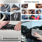1/5 Magic Cleaning Cloth, Microfiber Glass Cleaning Towel, Reusable, Washable, Lint-Free, Suitable for Kitchen Glass and Cars
