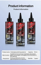 Auto Glass Polishing Liquid Light Scratch Cleaner High Gloss Film Remover Car Body Polish Spray for Windshield Shine Cleaner