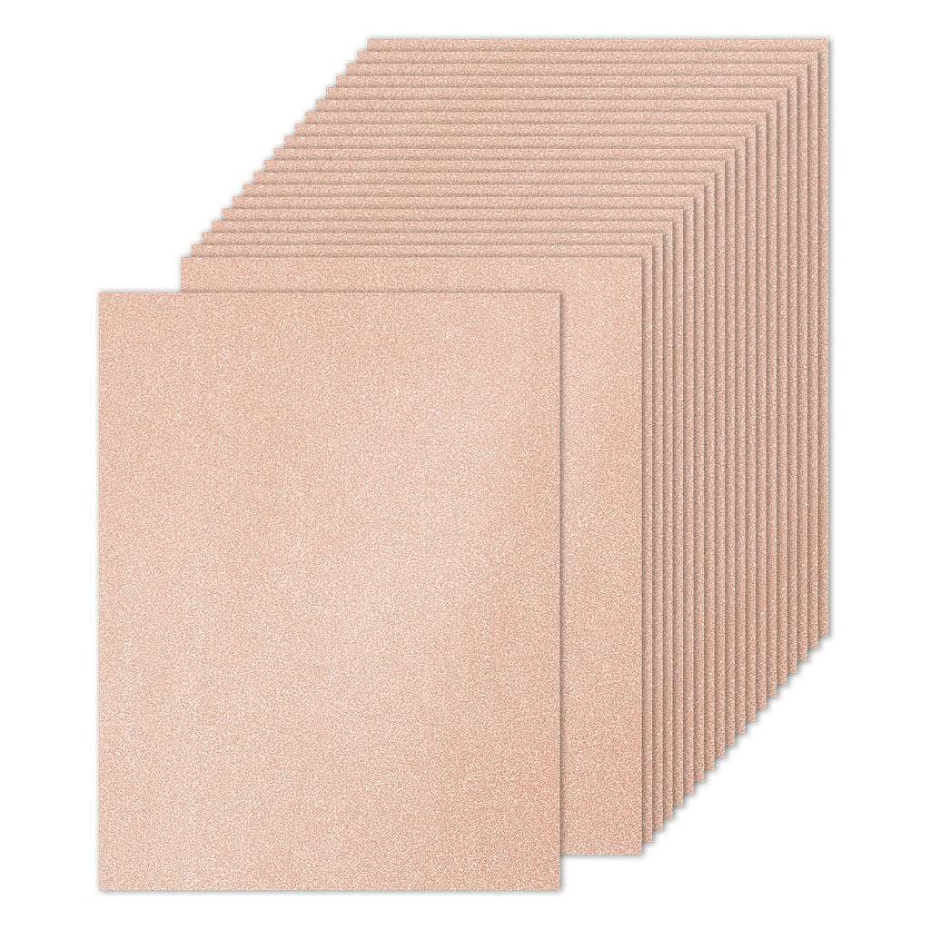 20 Sheets 250gsm Glitter Cardstock Paper Rectangle Premium Sparkly Paper Craft Cardstock Paper for Scrapbook Cards DIY Party Art
