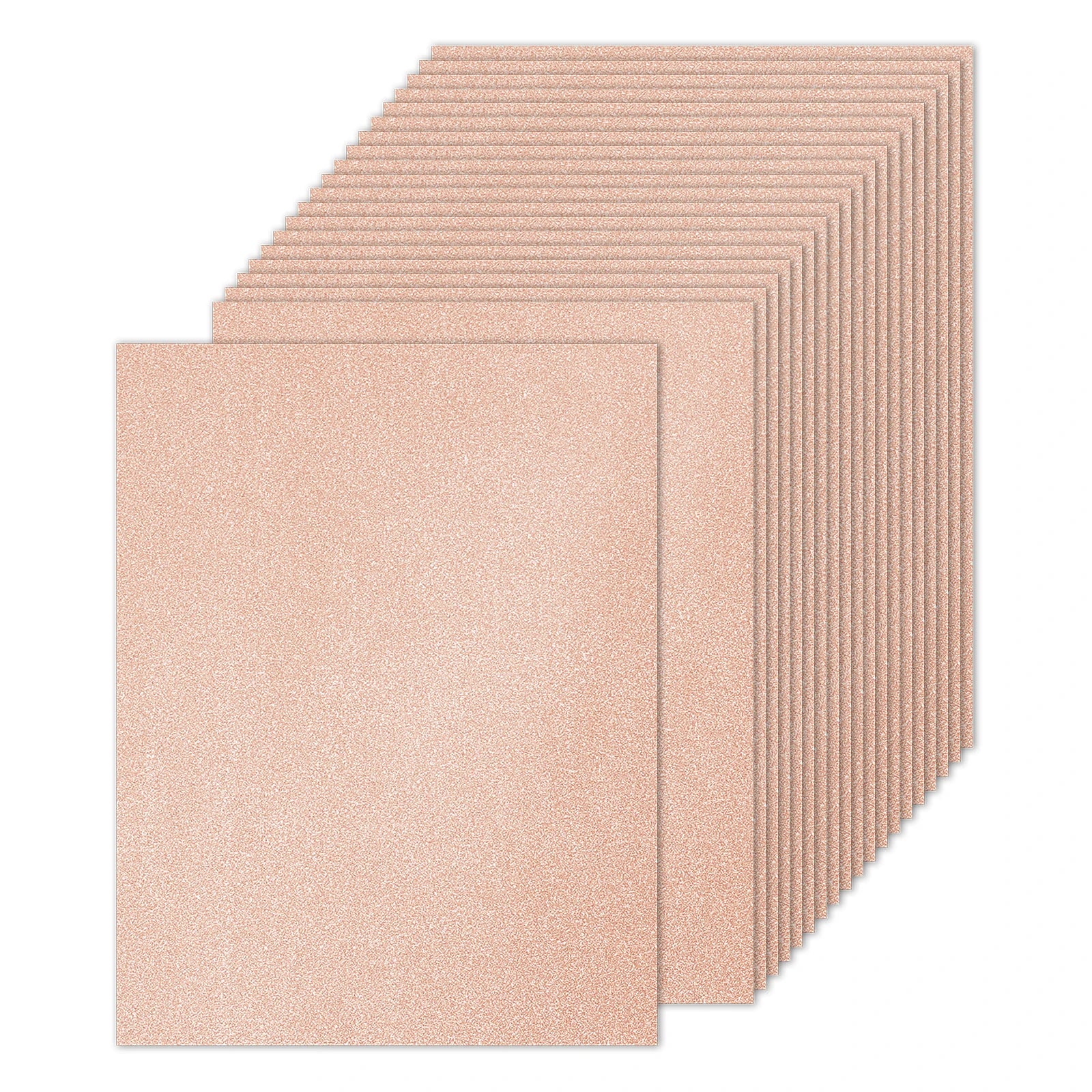 20 Sheets 250gsm Glitter Cardstock Paper Rectangle Premium Sparkly Paper Craft Cardstock Paper for Scrapbook Cards DIY Party Art