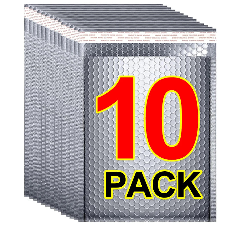 Bubble Mailers Silver Padded Mailing Envelopes Self Seal Shipping Envelopes for Packing Mailing Bubble Mailers Mailer Bags