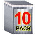Bubble Mailers Silver Padded Mailing Envelopes Self Seal Shipping Envelopes for Packing Mailing Bubble Mailers Mailer Bags