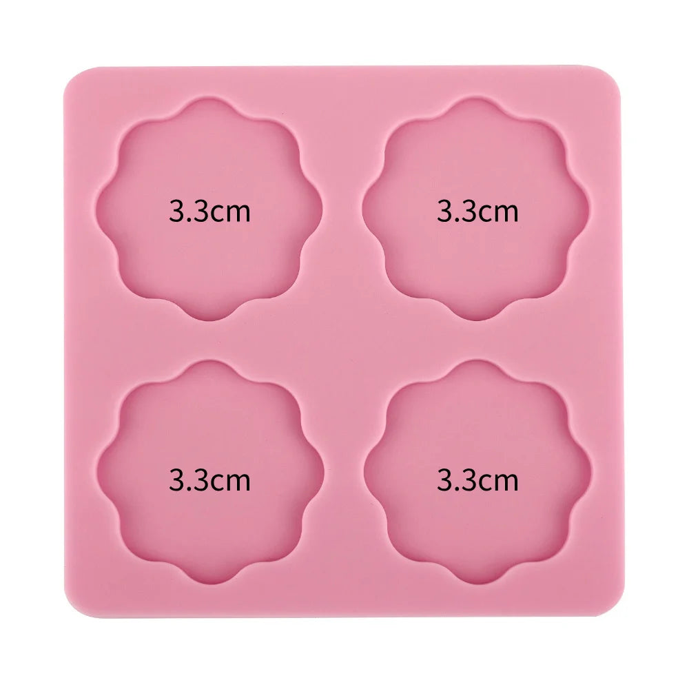 Wax Seal Stamp Silicone Mold Pad Multiple Sizes Sealing Wax Mould Mats Sealing Fix Shapes Envelope Invitation DIY Scrapbook Tool