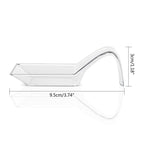 20pcs Plastic Appetizer Spoons Small Catering Dessert Tasting Dishes Disposable,Desserts Cakes Jelly Ice Cream Dipping Sauces