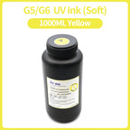 1000ML LED Curable UV Ink For Ricoh G5 G6 Gen3 Gen4 Gen4L Gen5 Gen5i Gen5S Gen6 G3 G4 G5i Printhead Hard Soft Neutral UV Ink