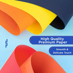 100 sheets of color A4 paper, DIY craft origami, for color printing paper, DIY arts and crafts paper cutting