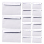 100Pcs White Business Security Envelopes Self-Adhesive Confidential Document Mailers Letter Size Office Packing Supplies