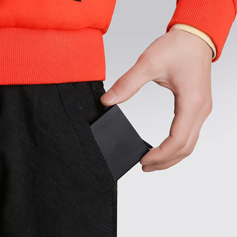 Anti Rfid Blocking Protected Magic Men ID Credit Card Holder Wallet Men Women Metal Business Bank CreditCard Cardholder Case