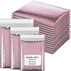 50Pcs Silvery Bubble Envelope Shipping Packaging Supplies Packing Bag Bags Small Business Mailer Mailing Office School