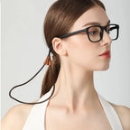 Adjustable Eyewear Rope Leather String Holder Sunglasses Chain Eyeglass Lanyard Anti Lost Glasses Strap Sports Accessories