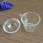 10pcs Miniature Frappuccino Cups With Cover Lid Ice Cream Cups Cake Decorating Disposable Cups