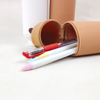 1PCS Kawaii Animals Silicone Telescoping Pencil Case Student Large Capacity Stationery Bag Giraffe/ Bee/Panda Learn Stationery