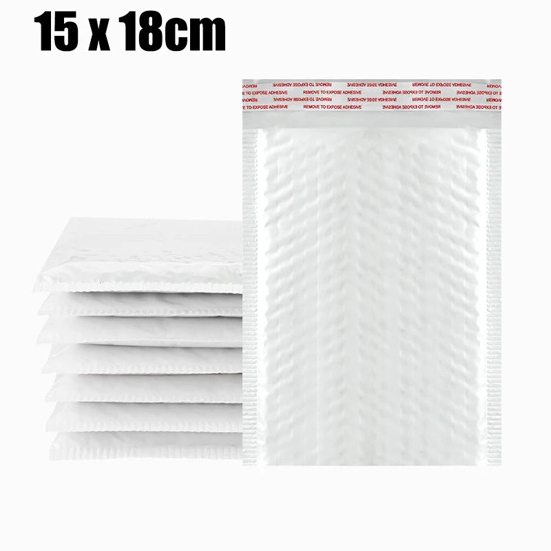 10-50Pcs Bubble Envelopes White Foam Shipping Bags Poly Bubble Mailers Pad Self Seal Packing Bags 11cm 15cm 23cm Wholesale