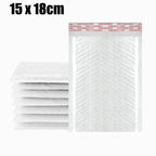 10-50Pcs Bubble Envelopes White Foam Shipping Bags Poly Bubble Mailers Pad Self Seal Packing Bags 11cm 15cm 23cm Wholesale