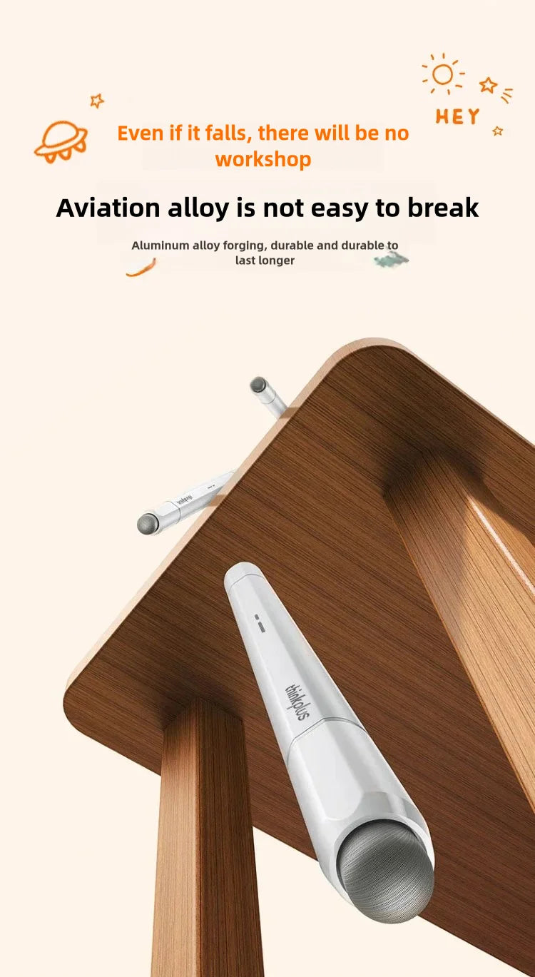Lenovo Universal BP28 Stylus Pen for Android & iOS Tablets Compatible with iPad Huawei Xiaomi Samsung - Three Tips Included