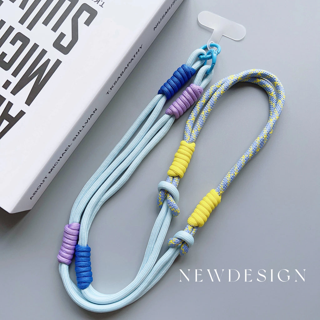 1Pc Lanyard Cross-body Shoulder Straps Keychain Adjustable Korea Long Rope with Replacement Patch for DYM Phone Accessories