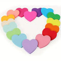 16/32 Pcs Heart Shaped Sticky Notes, 16 Colors 25 Sheets/Book, 400 Shape Sticky Notes, Cute Memo Pad Colorful Sticky Note Book