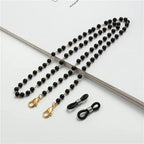 Fashion Reading Glasses Chain Pearl Flower Glasses Hanging Rope Anti-Lost Eyewear Mask Lanyard Women Sunglasses Glasses Chain