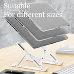 Portable Adjustable Laptop Stand Foldable Notebook Bracket Computer Monitor Holder For Macbook Air iPad Tablets Base Accessories
