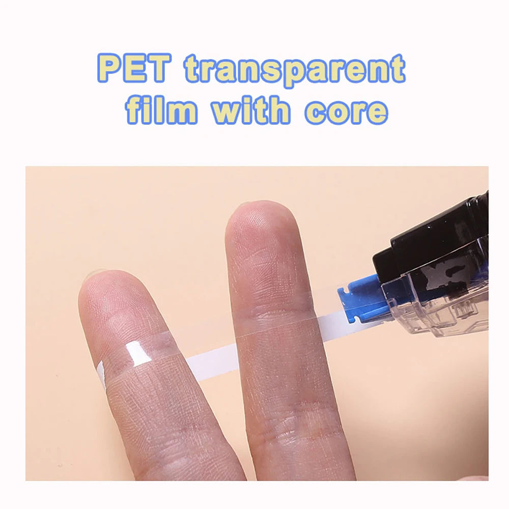 4 Packs, Correction Tape, White, Made Of Correct Tape, Eraser With Transparent Dispenser, Suitable For Office, School,