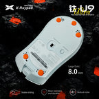 X-Raypad Titanium U9 Durable Mouse Skates for Universal Dot — Durable. Quiet. Control for Premium Gaming