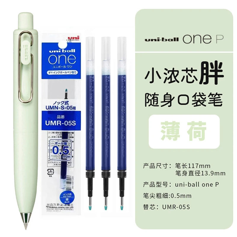 Uni Uniball One P 1pcs Gel Pen Japan Original New Stationery UMN-SP 0.5 Mini Pocket Pen Cute Portable Writing,Record Neutral Pen