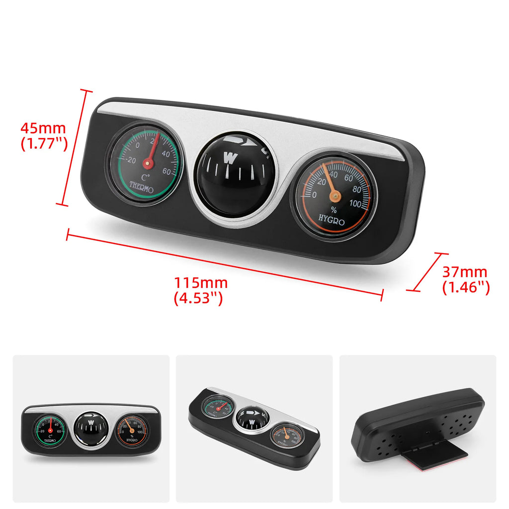 Multifunctional Compass Portable Compact Navigation Device Universal Outdoor High Precision Compass For Car Boat Moto Bicycle