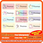 Custom Hebrew Waterproof Self-adhesive Baby Name Sticker Personalized Kids School Label Kindergarten Stationery Tag