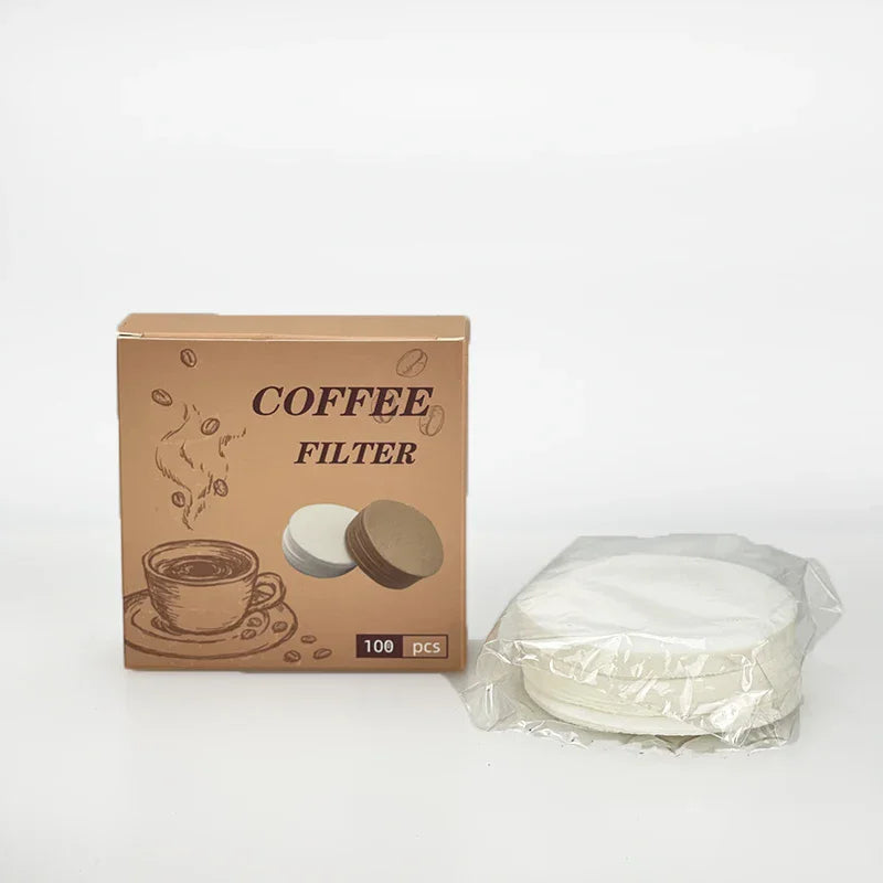 Coffee Filter Paper 51mm 53mm 58mm Round Disposable Secondary Water Filter Papers Espresso Portafilter Accessories Barista Tools
