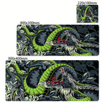 Black and White Dragon Large Mouse Mat Gaming Mousepad Big Rubber Base Mouse Pad Purple Deskpad Eyboard Mats Mousepads 400x900