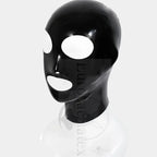 Latex Hooded Mask rubber  Restraints  fetish Gloves seamless  rubberman  Catsuit Fetish latex gloves rubber bodysuit