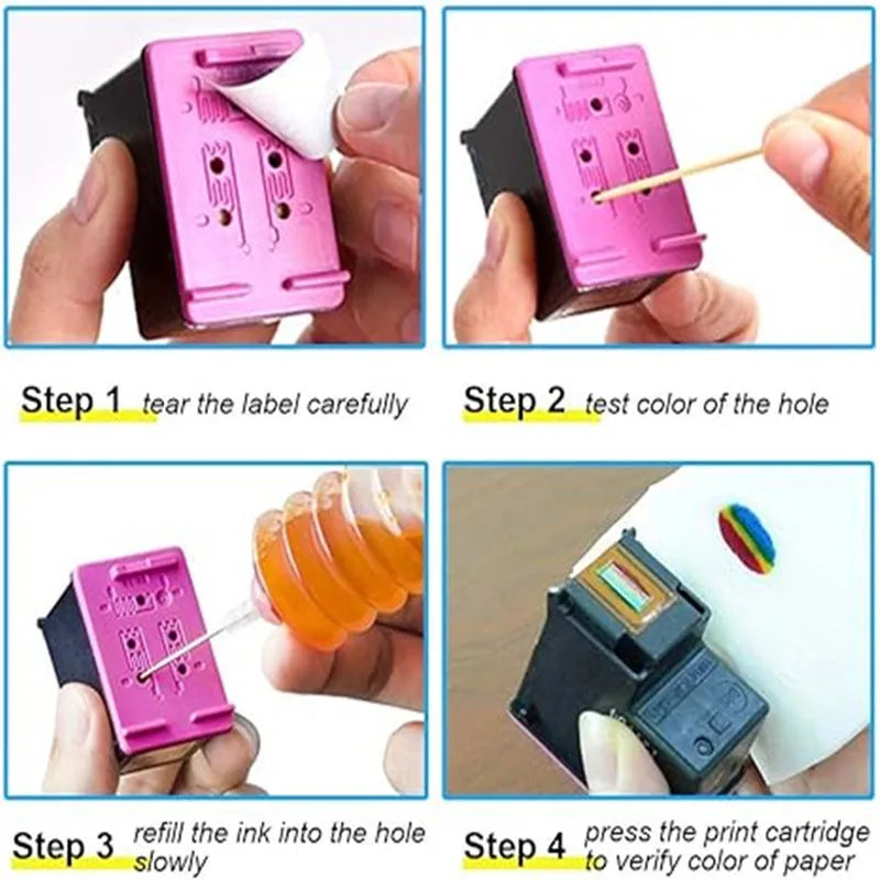 Refill Dye Ink Kit for Epson for Canon for HP for for Brother All Model Printer ink cartridge CISS Ink Voor inkt Tank