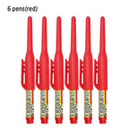 Lot 45mm Waterproof Long Head Nib Deep Hole Markers Pen Tile Carpenter Pen Multi-purpose for Woodworking Black/Blue/Red Ink