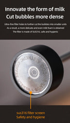 New Milk Foamer Bincoo Coffee Frother Rechargeable Handheld Coffee Milk Electric Handle Blender Egg Beater Espresso Tool