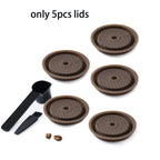 Nespresso Vertuo Reusable Pod lid Refillable Nespresso Pods Reusable silicone cover for Nespresso Vertuoline & Vertuo
