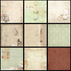 8cun Thick Background Paper Cardstock Paper DIY Scrapbook Holiday Greeting Card Handmade Ledger Scrapping Decoration Paper