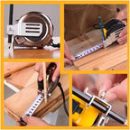Tape Measure Pencil Holder Digital Tape Measure Scribing Tool Pencil Clamp Wall Holder Fixed Mark Draw Circle Locator Tool