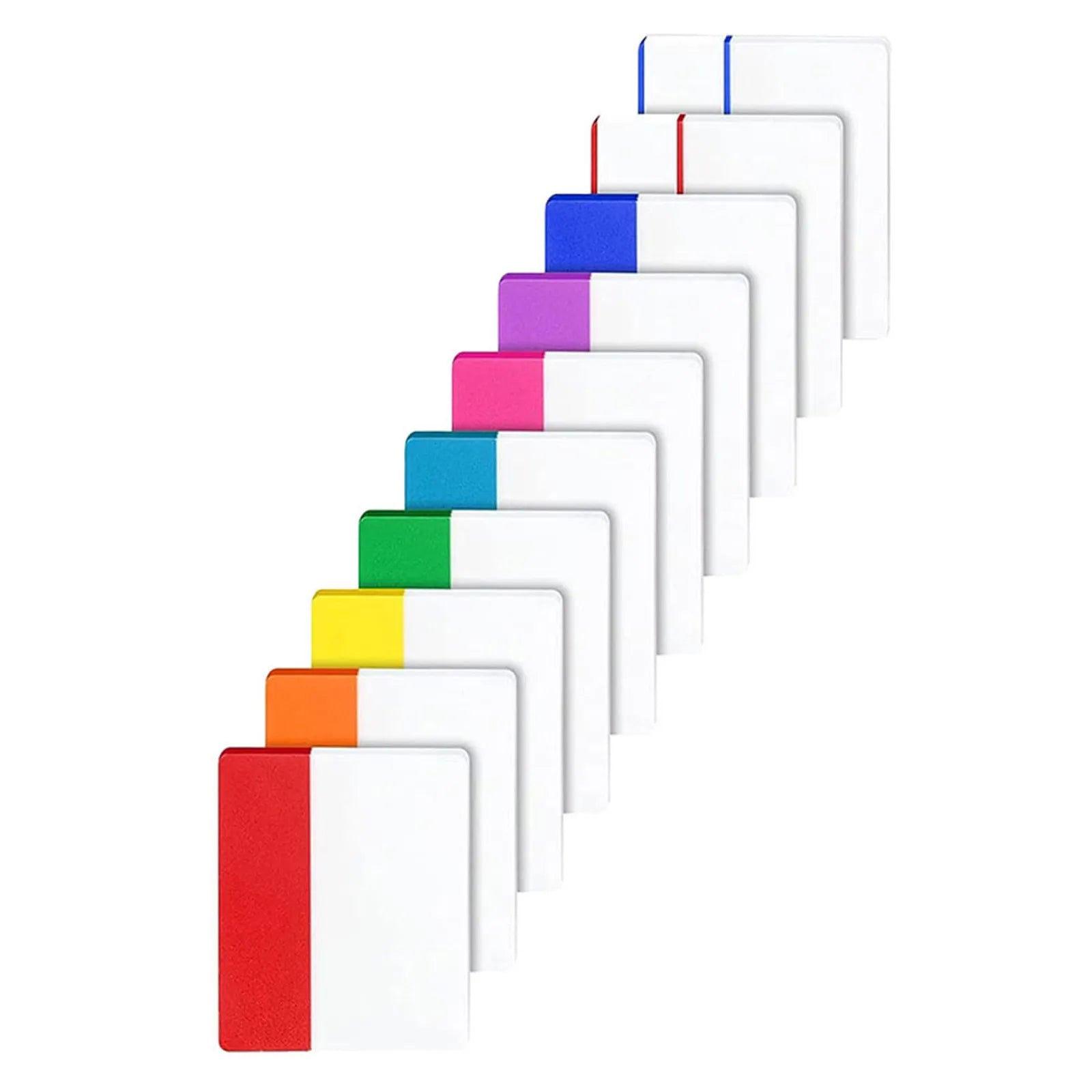 10 Waterproof Writable Semi Transparent Index Tabs Stick Firmly for Books Notebooks Files Study Office Page Markers Divider Tabs