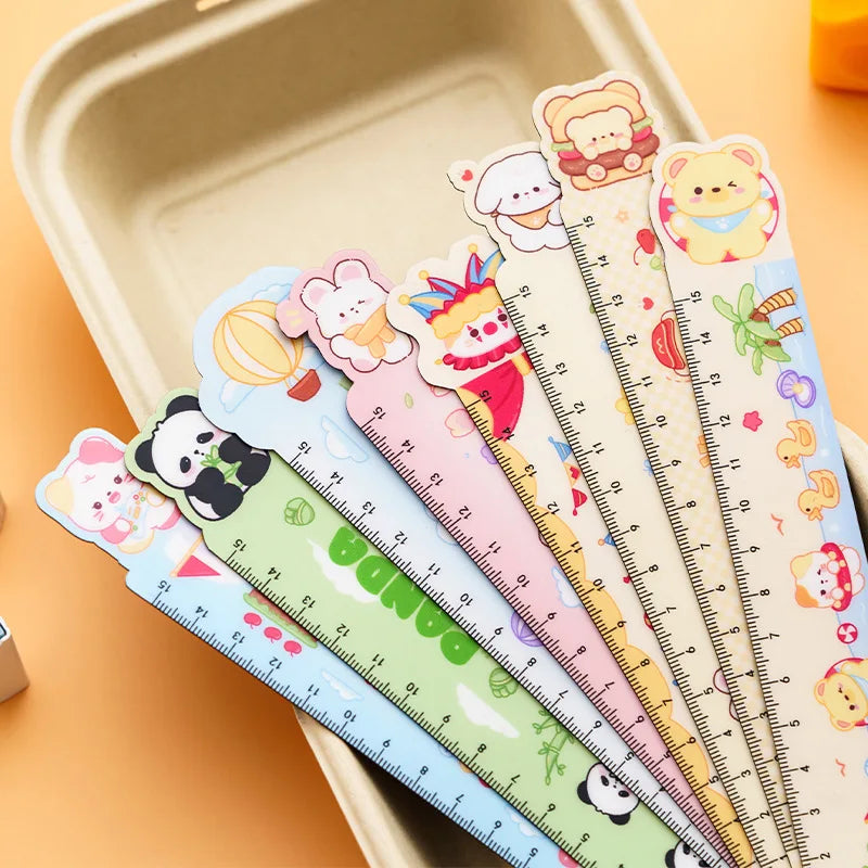 Magnetic Ruler Multifunction Cartoon Soft Ruler Ruler Cute Student School Supplies Reward Children Stationery Small Gift