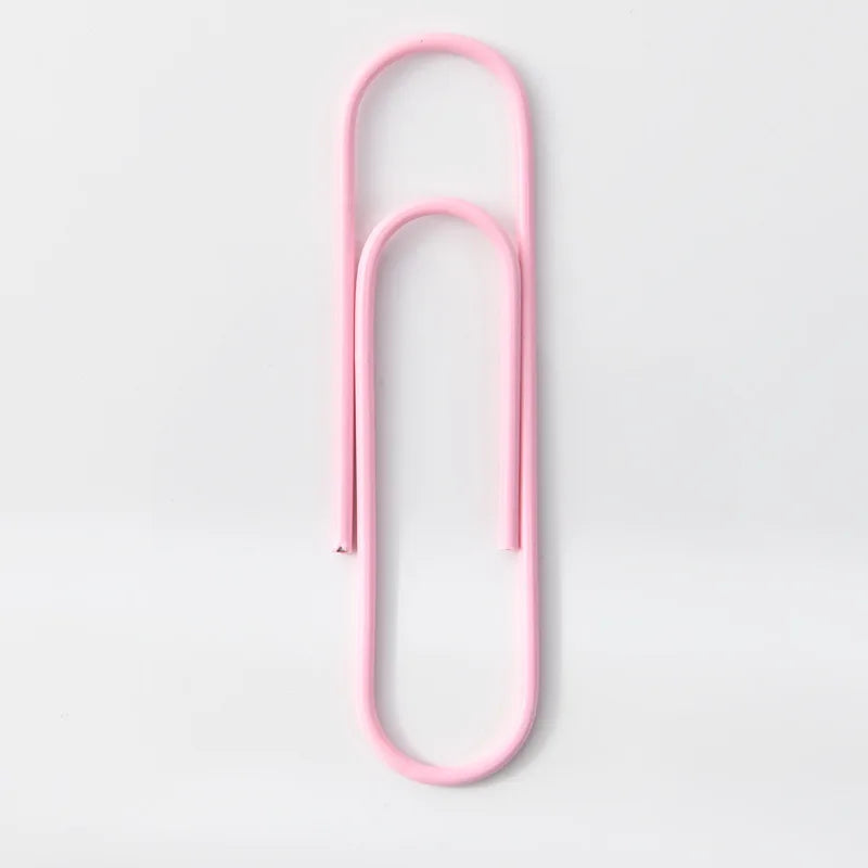 10pcs 10cm Colorful Paper Clips Notebook Memo Pad Filing Bookmark Binder Metal Paper Clips Student Office School Index Bookmark