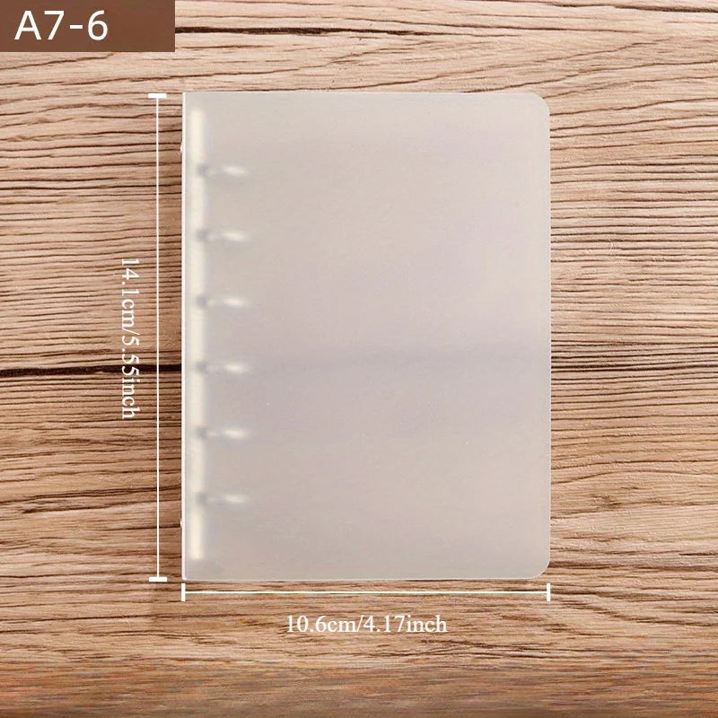 175-Page Capacity Ringed Binder, Clasp Closure Plastic Organizer Binder for Office, School, Home Supplies - PP Material